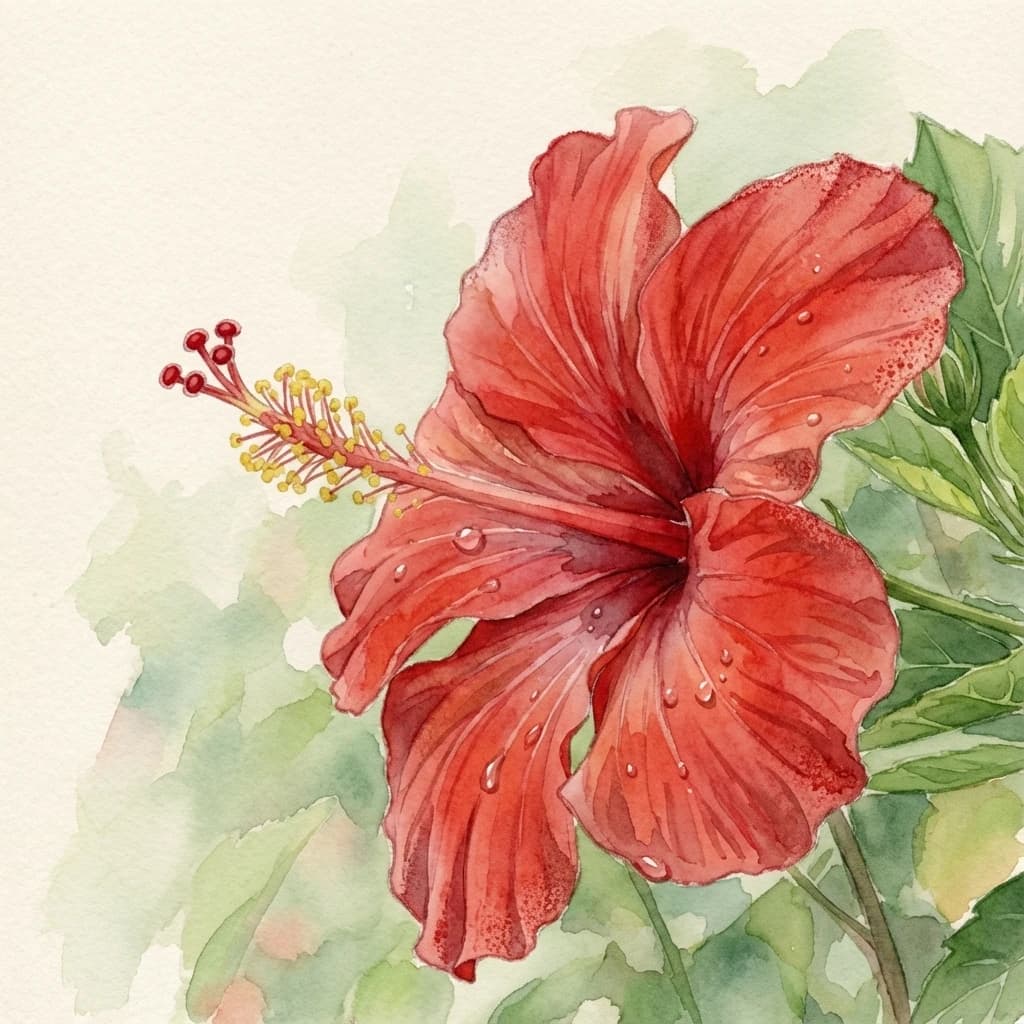 Hibiscus jaswandi flower (Hibiscus rosa-sinensis) at Save Farm Dahanu garden